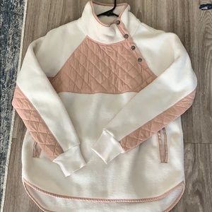 Abercrombie and Fitch Asymmetrical Snap Fleece